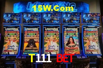 Interface moderna da plataforma T111 Bet